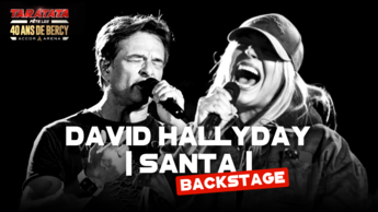 #TaratataBercy40 Les répètes avec David Hallyday / Santa (2024)